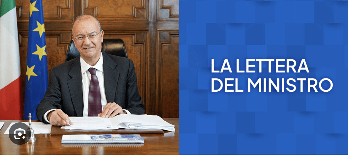 Lettera del Ministro dell’Istruzione e del Merito per l’Orientamento